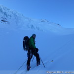 Wildspite im Winter - Aufstieg am Taschachferner unterhalb des Eisbruchs
