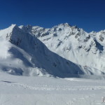 Wildspitze im Winter - Abfahrt über den Taschachferner