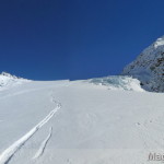 Wildspitze im Winter - Abfahrt über den Taschachferner